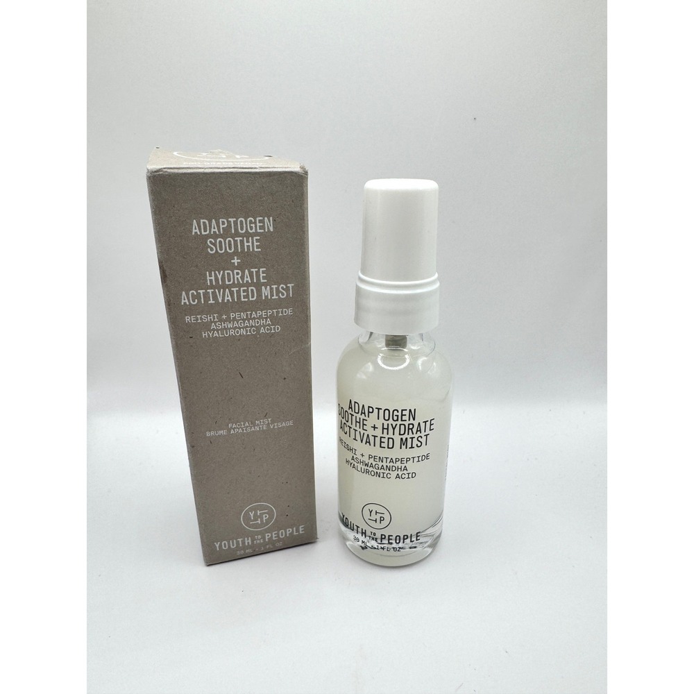 Youth To The People Adaptogen Soothe Hydrate Activated Mist 1oz New